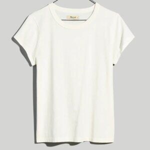 Madewell Softfade Cotton Perfect Vintage Tee White – Women’s Small – NWT
